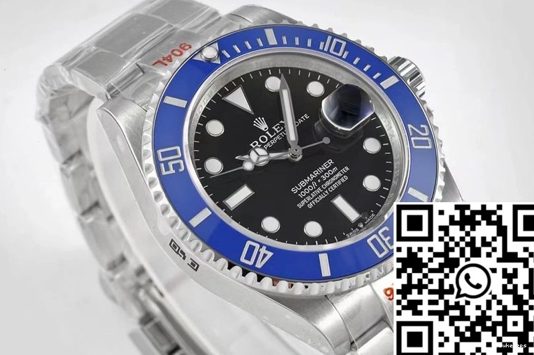 Dial Rolex Factory 1225 ROF Black Stretchable Submariner M126619LB-0003 41MM 0815